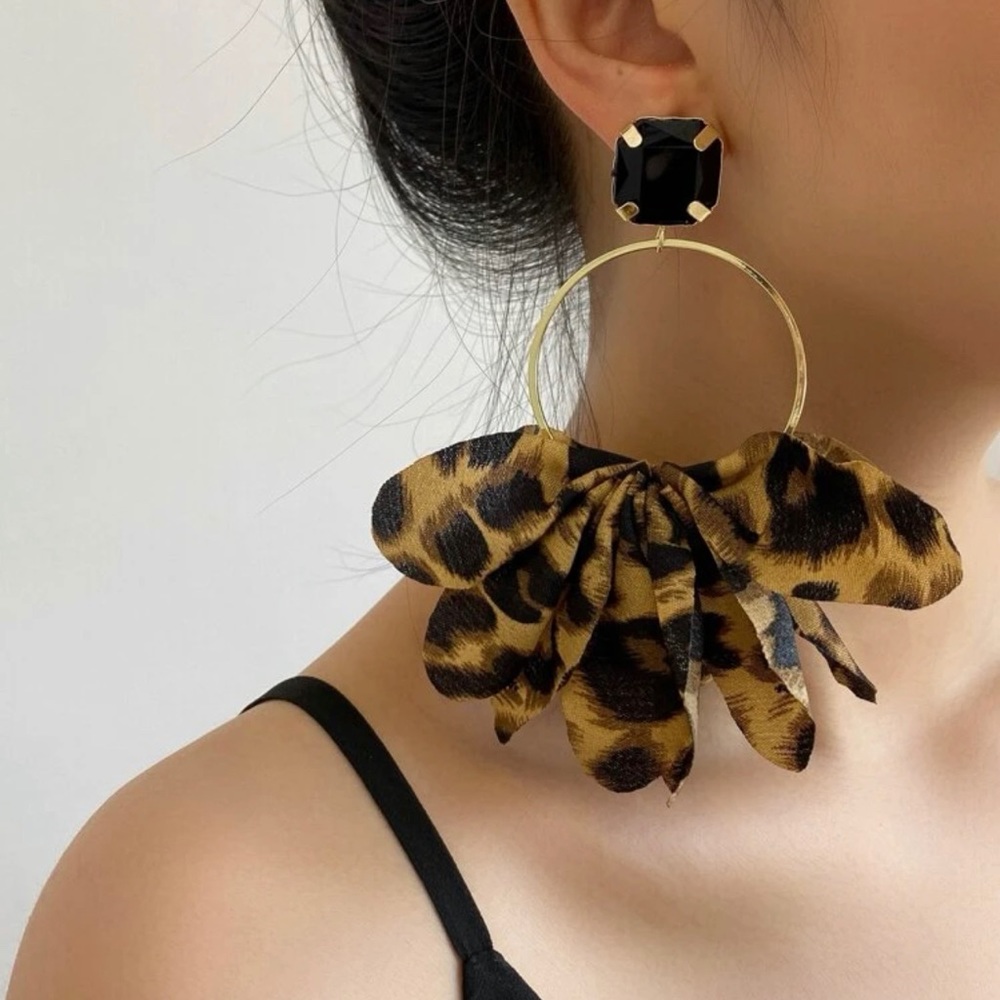 Print earrings!